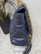 CHANEL 19 NAVY BLUE, NEW MED/LG, EXCELLENT