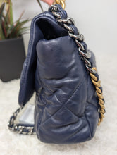 CHANEL 19 NAVY BLUE, NEW MED/LG, EXCELLENT