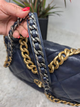 CHANEL 19 NAVY BLUE, NEW MED/LG, EXCELLENT