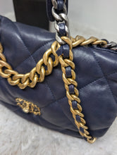 CHANEL 19 NAVY BLUE, NEW MED/LG, EXCELLENT