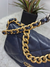 CHANEL 19 NAVY BLUE, NEW MED/LG, EXCELLENT
