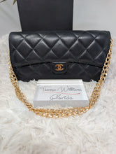CHANEL BLACK LONG WALLET