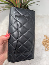 CHANEL BLACK LONG WALLET