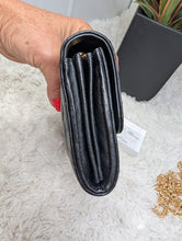 CHANEL BLACK LONG WALLET