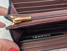CHANEL BLACK LONG WALLET