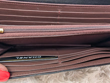 CHANEL BLACK LONG WALLET