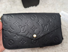 LOUIS VUITTON BLACK EMPREINTE FELICIE