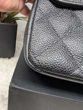 CHANEL BLACK CAVIAR JUMBO DOUBLE FLAP, MINT CONDITION