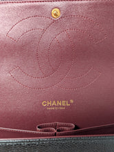 CHANEL BLACK CAVIAR JUMBO DOUBLE FLAP, MINT CONDITION