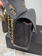 CHANEL BLACK CAVIAR JUMBO DOUBLE FLAP, MINT CONDITION