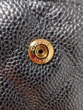 CHANEL BLACK CAVIAR JUMBO DOUBLE FLAP, MINT CONDITION