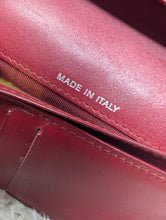 CHANEL BURGUNDY FRENCH COMPACT WALLET
