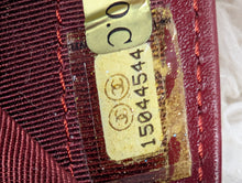CHANEL BURGUNDY FRENCH COMPACT WALLET