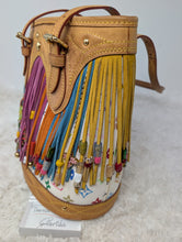LOUIS VUITTON MURAKAMI WHITE MULTICOLOR FRINGE BUCKET PM