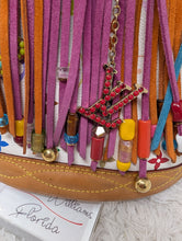 LOUIS VUITTON MURAKAMI WHITE MULTICOLOR FRINGE BUCKET PM