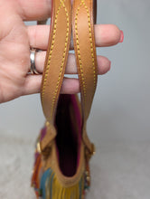 LOUIS VUITTON MURAKAMI WHITE MULTICOLOR FRINGE BUCKET PM