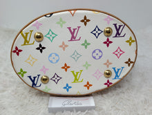 LOUIS VUITTON MURAKAMI WHITE MULTICOLOR FRINGE BUCKET PM