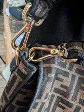 FENDI BAGUETTE MIDI JACQUARD FLAP BAG