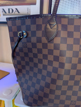 LOUIS VUITTON DE NEVERFULL MM AND POUCH, WITH RECEIPT