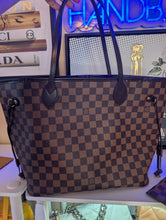 LOUIS VUITTON DE NEVERFULL MM AND POUCH, WITH RECEIPT