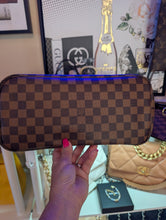 LOUIS VUITTON DE NEVERFULL MM AND POUCH, WITH RECEIPT