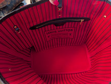 LOUIS VUITTON DE NEVERFULL MM AND POUCH, WITH RECEIPT