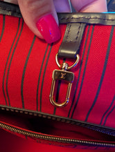 LOUIS VUITTON DE NEVERFULL MM AND POUCH, WITH RECEIPT