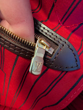 LOUIS VUITTON DE NEVERFULL MM AND POUCH, WITH RECEIPT