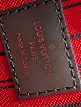 LOUIS VUITTON DE NEVERFULL MM AND POUCH, WITH RECEIPT