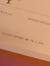 LOUIS VUITTON DE NEVERFULL MM AND POUCH, WITH RECEIPT