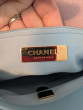 CHANEL 19 OMBRE DENIM PINK BLUE MED/LG, LIKE NEW, LIMITED 2024 CRUISE COLLECTION