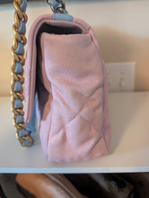 CHANEL 19 OMBRE DENIM PINK BLUE MED/LG, LIKE NEW, LIMITED 2024 CRUISE COLLECTION