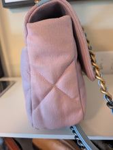 CHANEL 19 OMBRE DENIM PINK BLUE MED/LG, LIKE NEW, LIMITED 2024 CRUISE COLLECTION