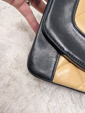 CHANEL DIANA, TWO TONE, BEIGE/BLACK, 24K HARDWARE, STUNNING
