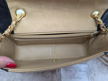 CHANEL DIANA, TWO TONE, BEIGE/BLACK, 24K HARDWARE, STUNNING