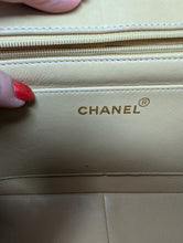 CHANEL DIANA, TWO TONE, BEIGE/BLACK, 24K HARDWARE, STUNNING