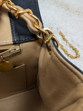 CHANEL DIANA, TWO TONE, BEIGE/BLACK, 24K HARDWARE, STUNNING