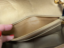 CHANEL DIANA, TWO TONE, BEIGE/BLACK, 24K HARDWARE, STUNNING