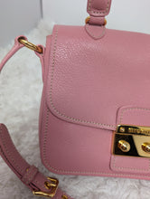 Miu Miu Pink Leather Madras Shoulder Bag, MINT