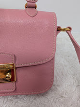 Miu Miu Pink Leather Madras Shoulder Bag, MINT