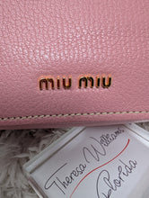 Miu Miu Pink Leather Madras Shoulder Bag, MINT
