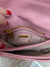 Miu Miu Pink Leather Madras Shoulder Bag, MINT