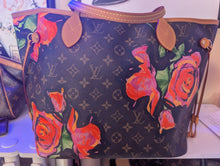 LOUIS VUITTON LIMITED EDITION ROSES NEVERFULL MM