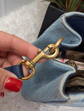 GUCCI MARMONT SMALL TOTE, BLUE DENIM featuring Matelassé quilting and pearly Double G hardware