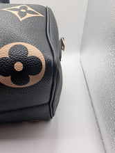 LOUIS VUITTON NOIR BICOLOR SPEEDY 25 BANDOLIERE