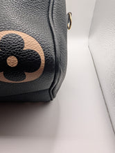 LOUIS VUITTON NOIR BICOLOR SPEEDY 25 BANDOLIERE