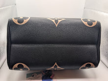 LOUIS VUITTON NOIR BICOLOR SPEEDY 25 BANDOLIERE