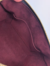 LOUIS VUITTON NOIR BICOLOR SPEEDY 25 BANDOLIERE