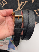 LOUIS VUITTON NOIR BICOLOR SPEEDY 25 BANDOLIERE