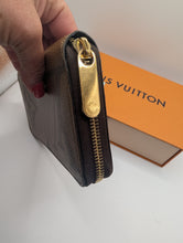 LOUIS VUITTON REVERSE MONOGRAM ZIPPY WALLET, VERY EXCELLENT